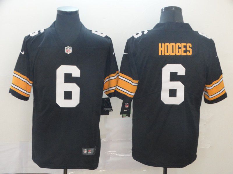 Men Pittsburgh Steelers 6 Hodges Nike Vapor Untouchable Limited Player NFL Jerseys